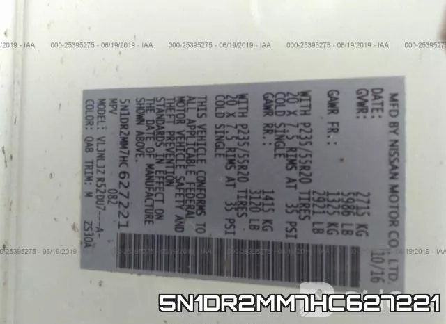 5N1DR2MM7HC627221 фото 10