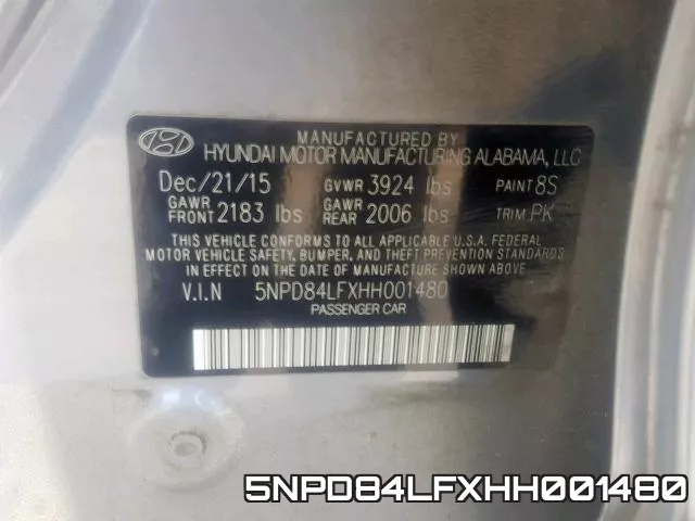 5NPD84LFXHH001480 фото 2