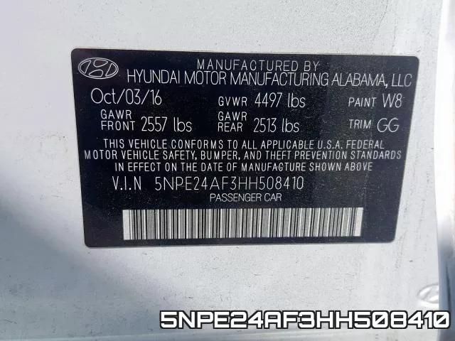 5NPE24AF3HH508410 фото 2