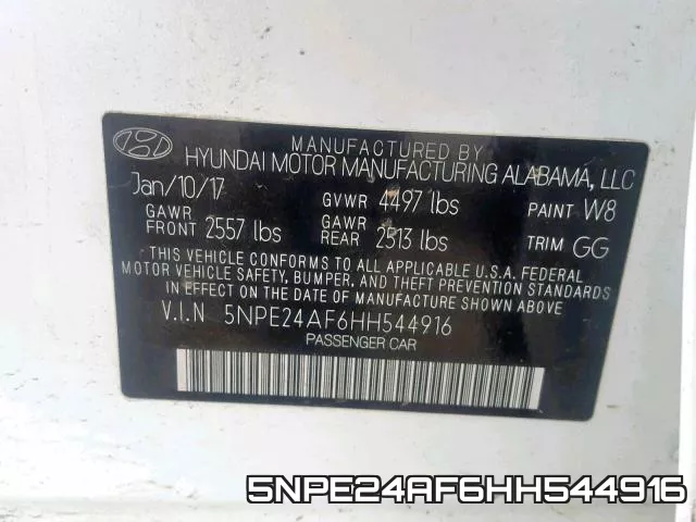 5NPE24AF6HH544916 фото 2
