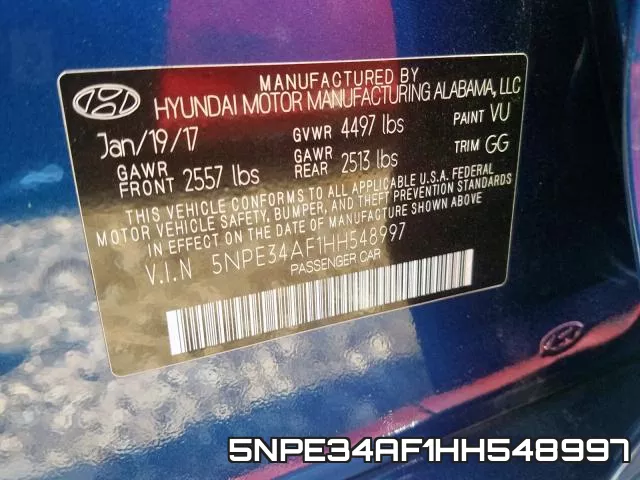 5NPE34AF1HH548997 фото 2