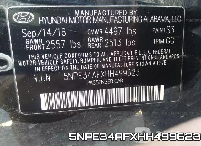5NPE34AFXHH499623 фото 10
