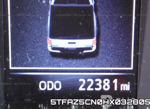 5TFAZ5CN0HX032805 фото 8