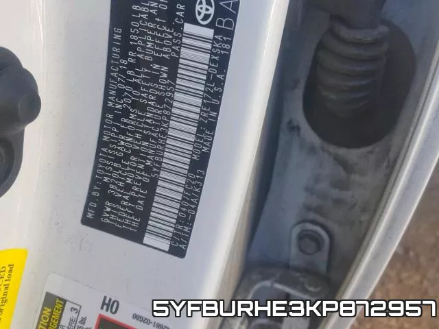 5YFBURHE3KP872957 фото 2