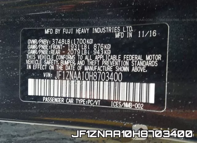 JF1ZNAA10H8703400 фото 10
