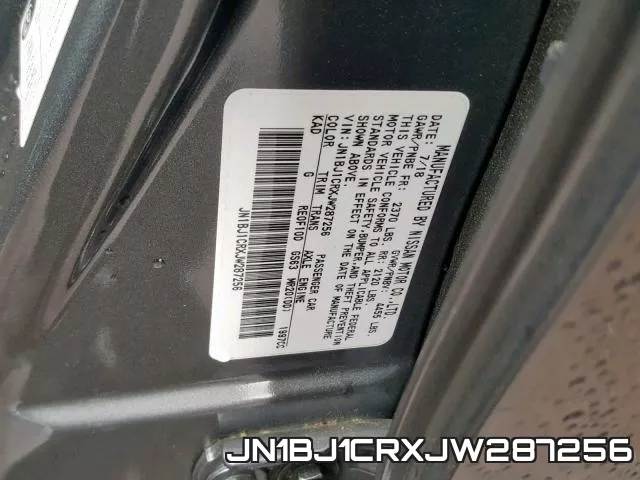 JN1BJ1CRXJW287256 фото 2