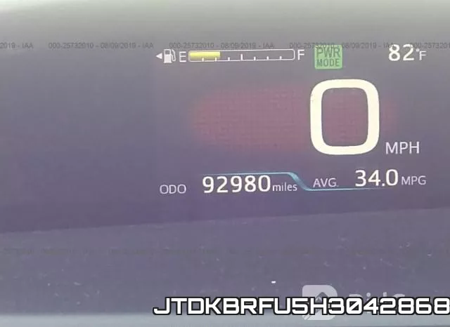 JTDKBRFU5H3042868 фото 8