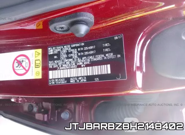 JTJBARBZ8H2148402 фото 10