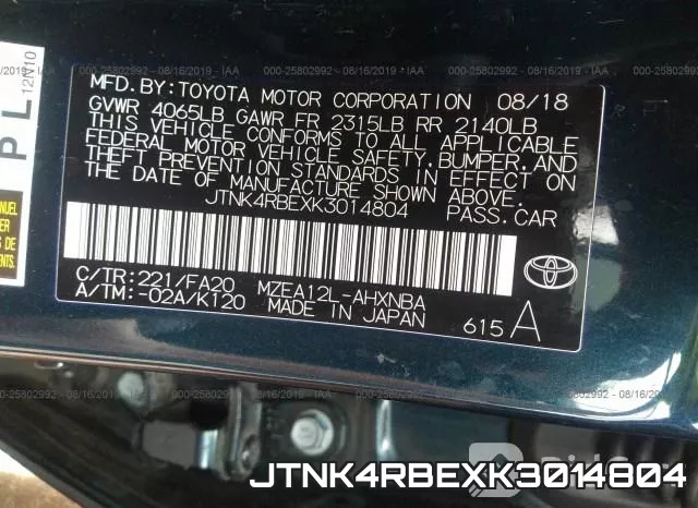 JTNK4RBEXK3014804 фото 10