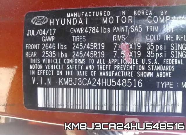 KM8J3CA24HU548516 фото 10