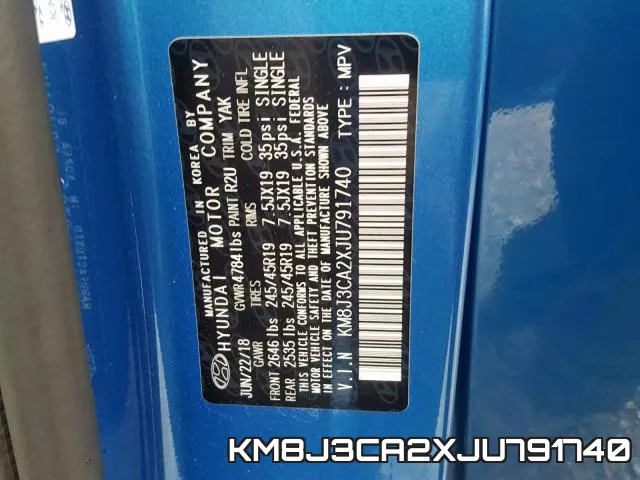 KM8J3CA2XJU791740 фото 2