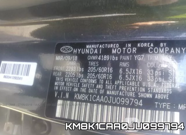 KM8K1CAA0JU099794 фото 10