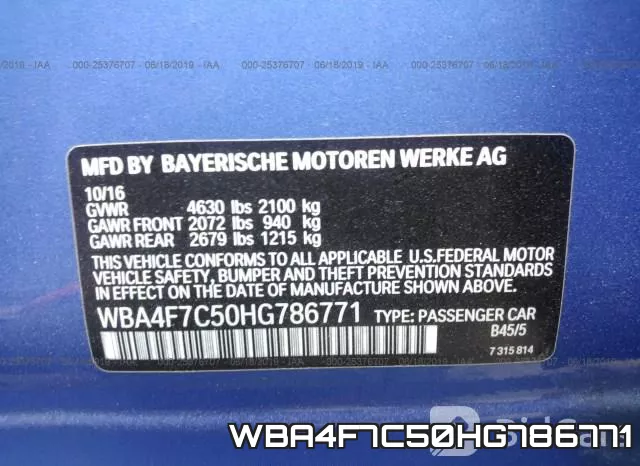 WBA4F7C50HG786771 фото 10