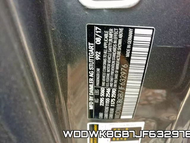 WDDWK8GB7JF632976 фото 2