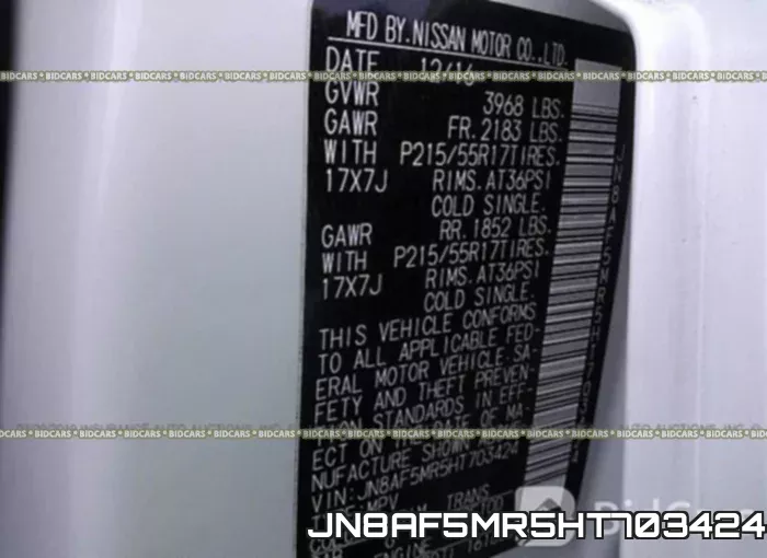 JN8AF5MR5HT703424 фото 10