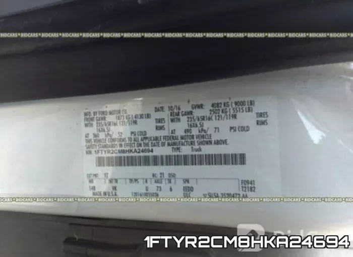 1FTYR2CM8HKA24694 фото 10