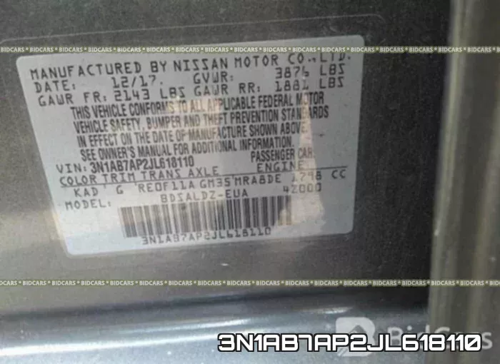 3N1AB7AP2JL618110 фото 10