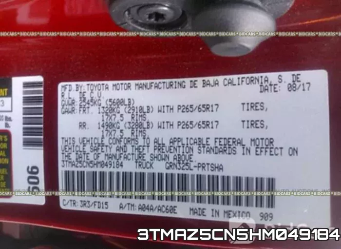 3TMAZ5CN5HM049184 фото 10