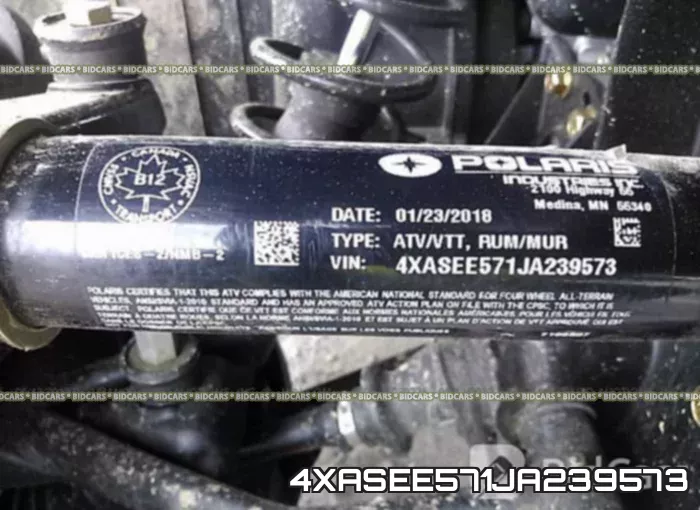 4XASEE571JA239573 фото 2