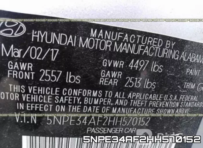 5NPE34AF2HH570152 фото 10