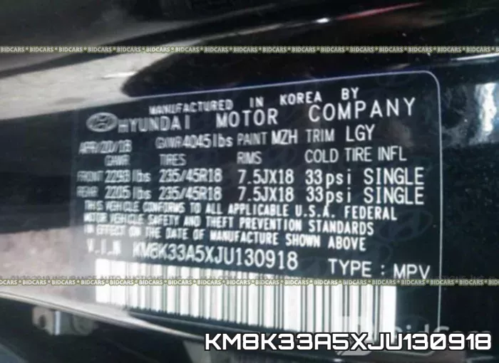 KM8K33A5XJU130918 фото 10