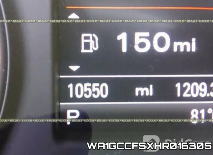 WA1GCCFSXHR016305 фото 8