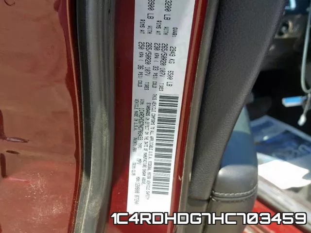 1C4RDHDG7HC703459 фото 2