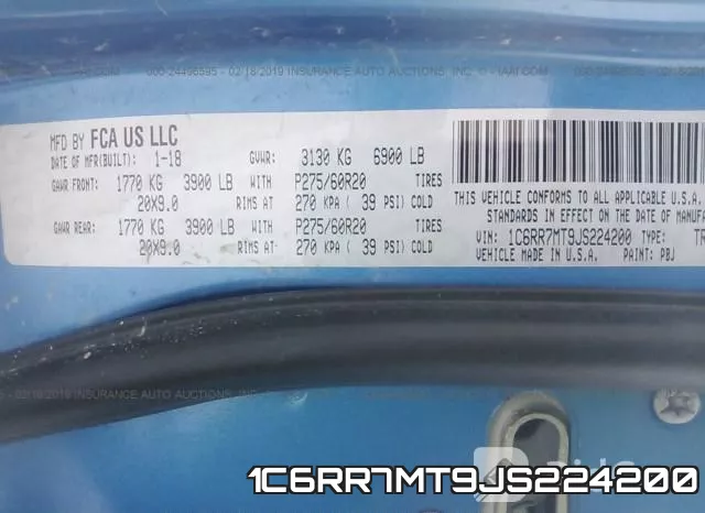 1C6RR7MT9JS224200 фото 10