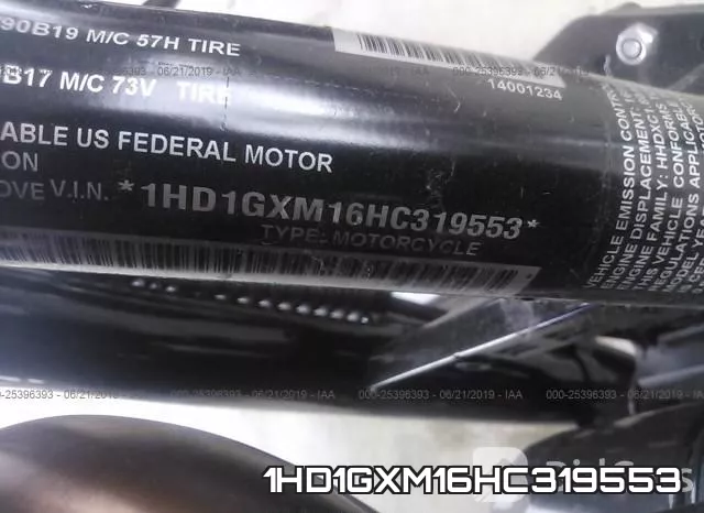 1HD1GXM16HC319553 фото 2