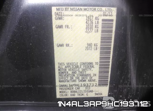 1N4AL3AP9HC193712 фото 10