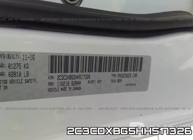 2C3CDXBG5HH517326 фото 10