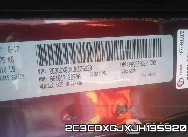 2C3CDXGJXJH135920 фото 10