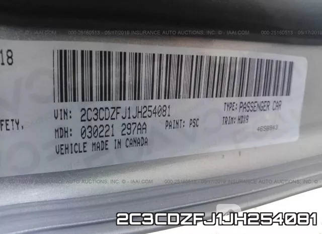 2C3CDZFJ1JH254081 фото 10