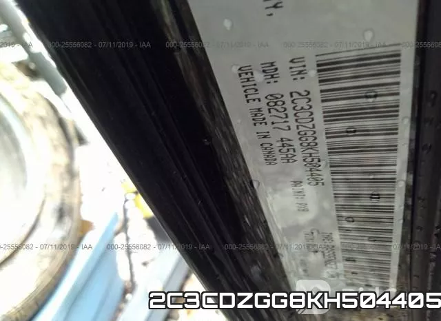 2C3CDZGG8KH504405 фото 10