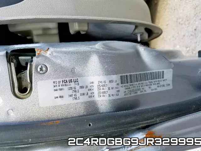 2C4RDGBG9JR329995 фото 2