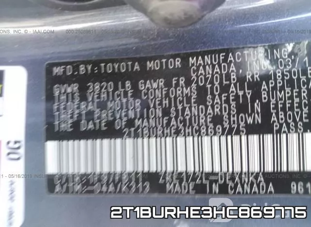 2T1BURHE3HC869775 фото 10