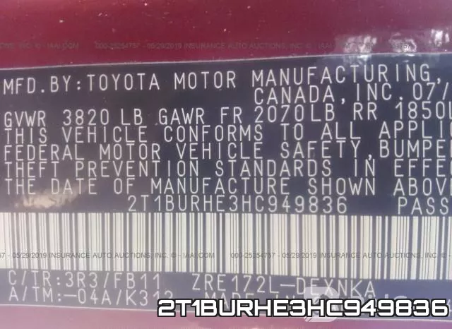 2T1BURHE3HC949836 фото 10
