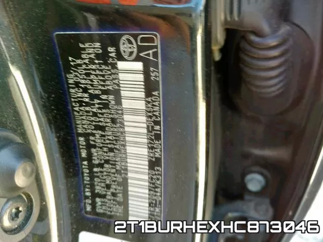2T1BURHEXHC873046 фото 2