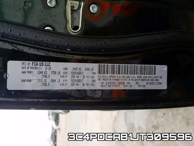3C4PDCAB1JT309596 фото 2