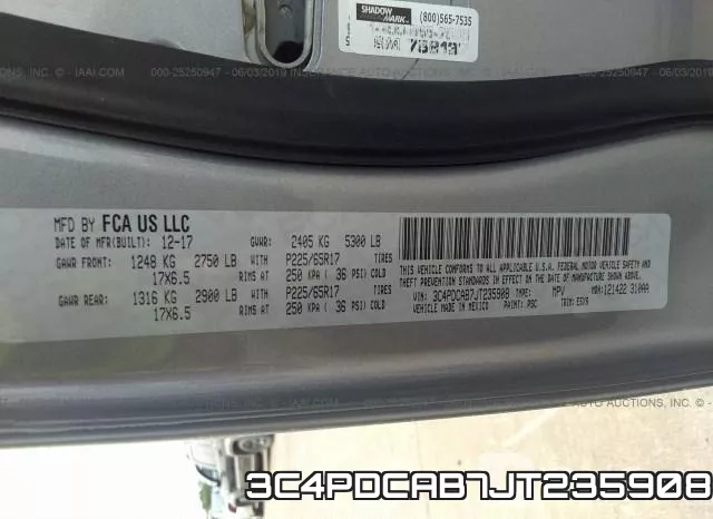 3C4PDCAB7JT235908 фото 10