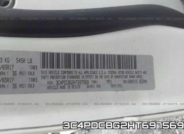 3C4PDCBG2HT697569 фото 10