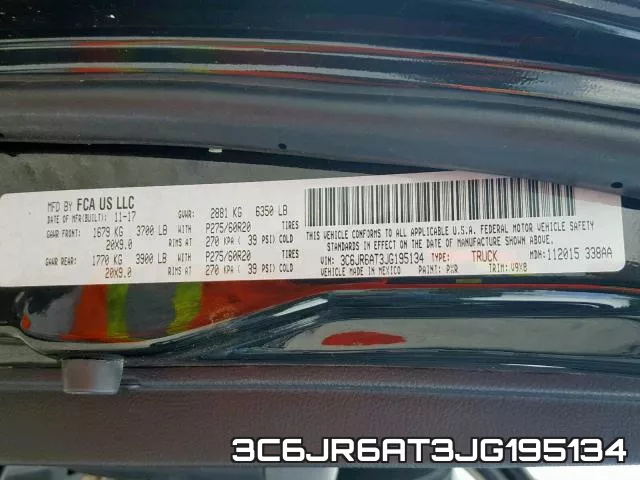 3C6JR6AT3JG195134 фото 2