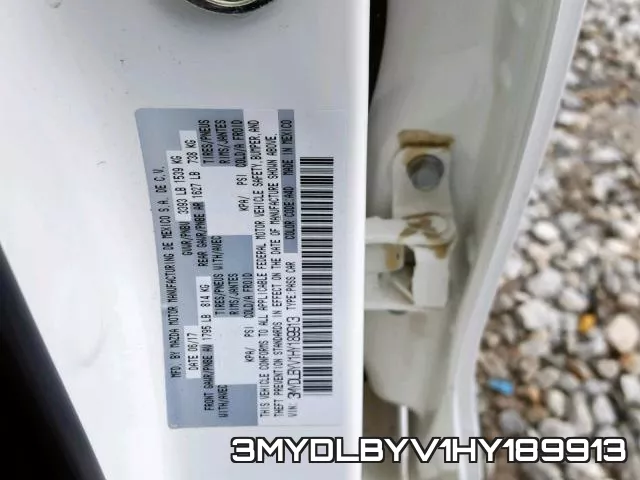 3MYDLBYV1HY189913 фото 2