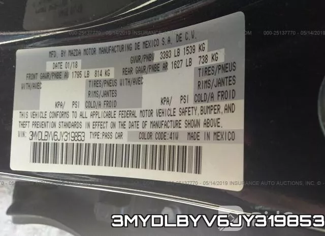 3MYDLBYV6JY319853 фото 10