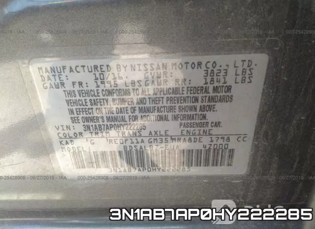3N1AB7AP0HY222285 фото 10