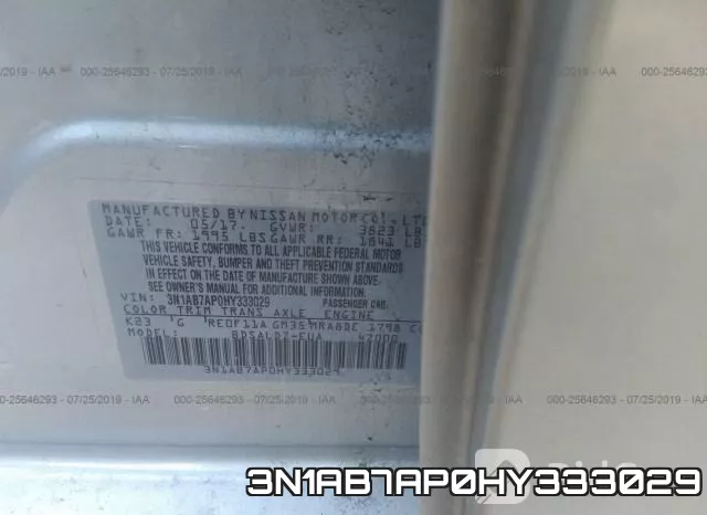 3N1AB7AP0HY333029 фото 10
