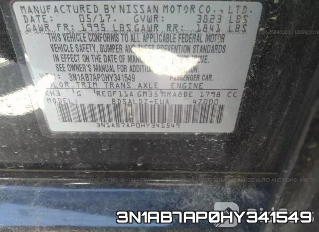 3N1AB7AP0HY341549 фото 10