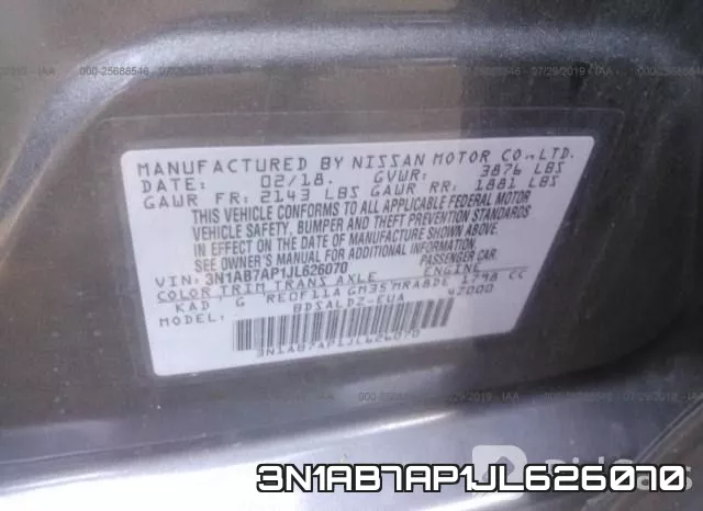 3N1AB7AP1JL626070 фото 10