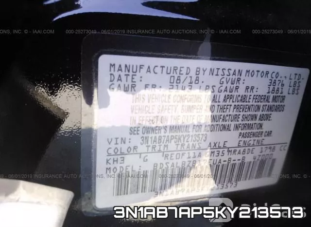 3N1AB7AP5KY213573 фото 9