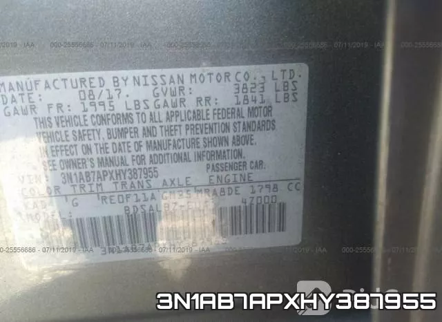 3N1AB7APXHY387955 фото 10